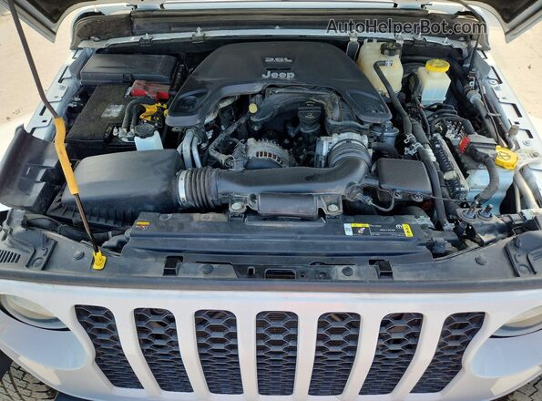 1C6JJTAG0ML532729 2021 JEEP GLADIATOR White უკანა სალონის ხედი
