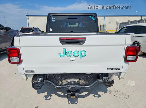 1C6JJTAG0ML532729 2021 JEEP GLADIATOR White უკანა ხედი