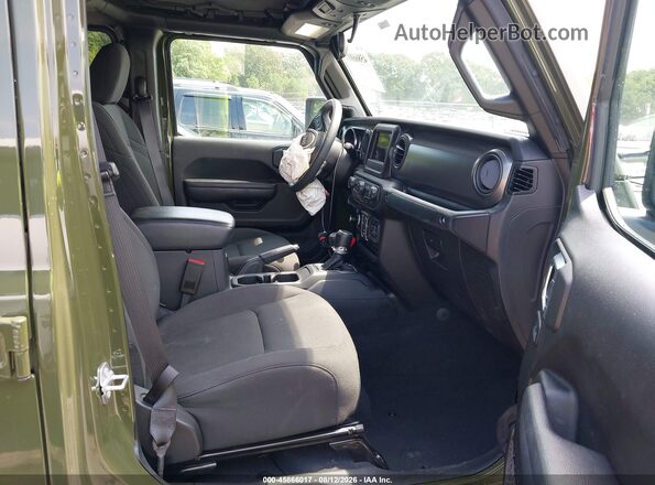 1C6JJTAG0PL540771 2023 JEEP GLADIATOR Green Widok wnętrza z przodu