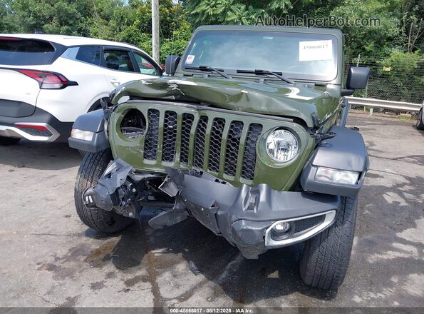 1C6JJTAG0PL540771 2023 JEEP GLADIATOR Green Widok z przodu