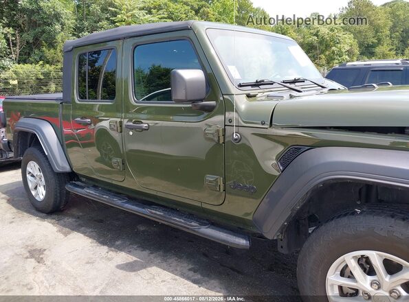 1C6JJTAG0PL540771 2023 JEEP GLADIATOR Green Widok wnętrza z tyłu