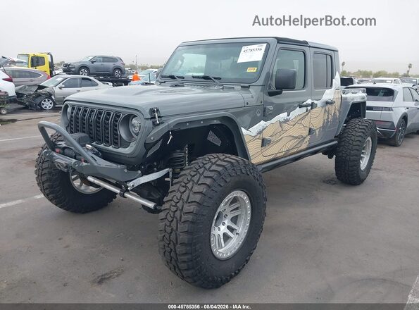1C6JJTAG2LL216683 2020 JEEP GLADIATOR Gray წინა მარცხენა ხედი სამი მეოთხედიდან