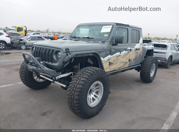 1C6JJTAG2LL216683 2020 JEEP GLADIATOR Gray წინა ხედი