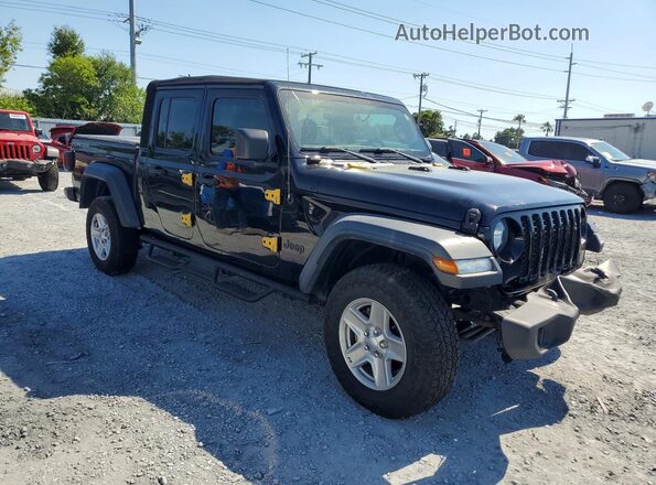 1C6JJTAG3LL142299 2020 JEEP GLADIATOR Black Առջևի աջ