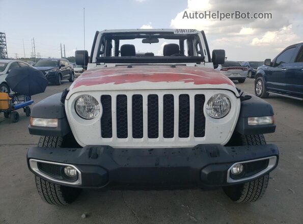 1C6JJTAG3PL574798 2023 JEEP GLADIATOR White წინა ხედი