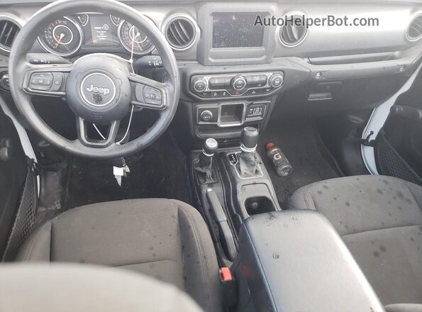 1C6JJTAG3PL574798 2023 JEEP GLADIATOR White წინა პანელის ხედი