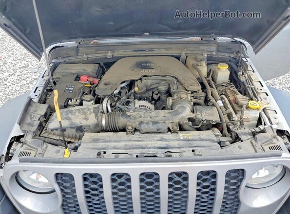 1C6JJTAG4LL128704 2020 JEEP GLADIATOR Silver უკანა სალონის ხედი