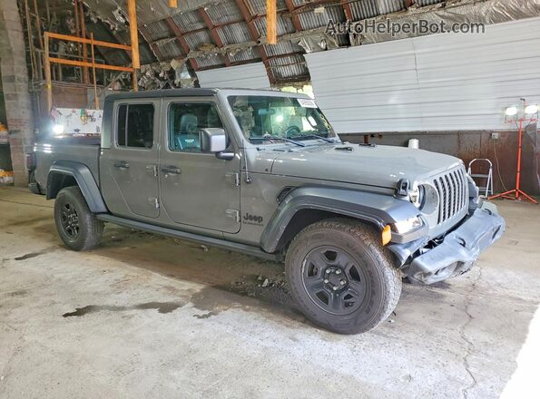 1C6JJTAG4ML542132 2021 JEEP GLADIATOR Gray Առջևի աջ
