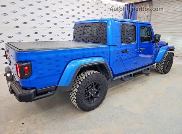 1C6JJTAG4PL577225 2023 JEEP GLADIATOR Blue Tył prawy