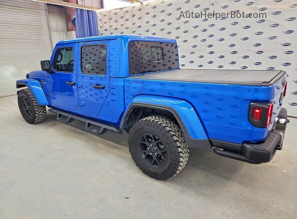 1C6JJTAG4PL577225 2023 JEEP GLADIATOR Blue Tył lewy
