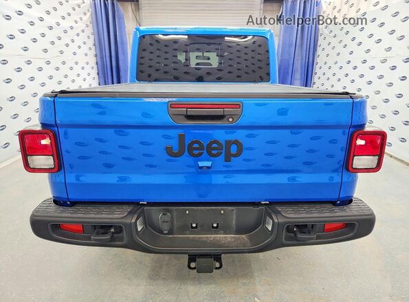 1C6JJTAG4PL577225 2023 JEEP GLADIATOR Blue Widok z tyłu