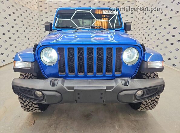 1C6JJTAG4PL577225 2023 JEEP GLADIATOR Blue Widok z przodu