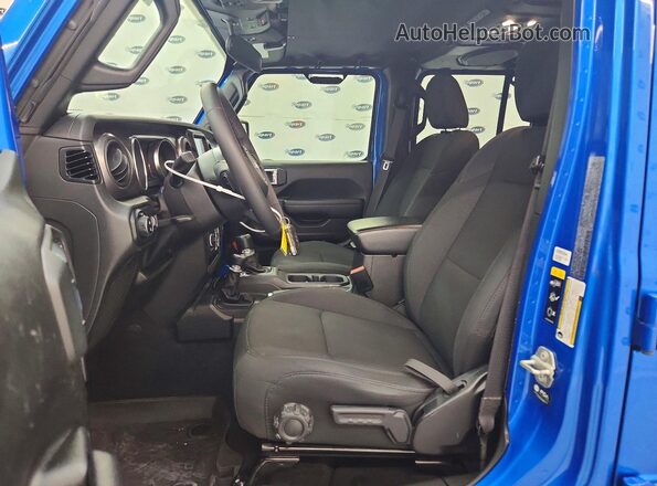 1C6JJTAG4PL577225 2023 JEEP GLADIATOR Blue Widok wnętrza z przodu