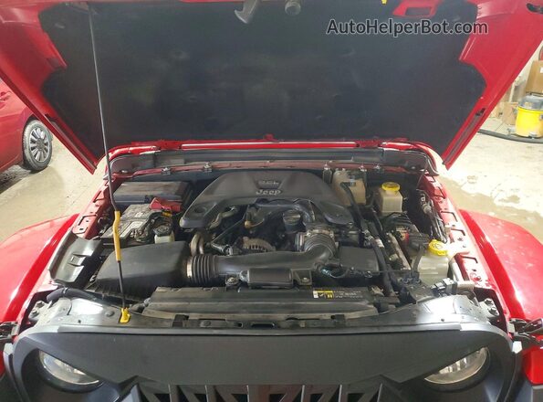 1C6JJTAG5LL177586 2020 JEEP GLADIATOR Red Rear interior view