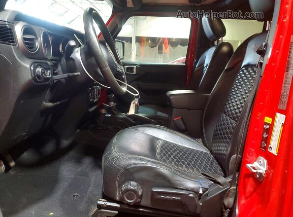 1C6JJTAG5LL177586 2020 JEEP GLADIATOR Red Front interior view