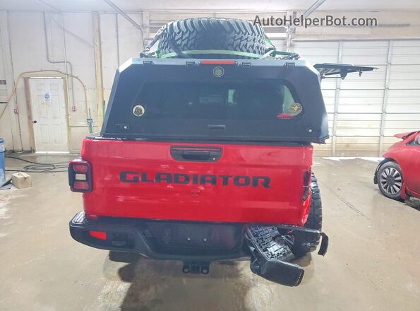 1C6JJTAG5LL177586 2020 JEEP GLADIATOR Red Rear view