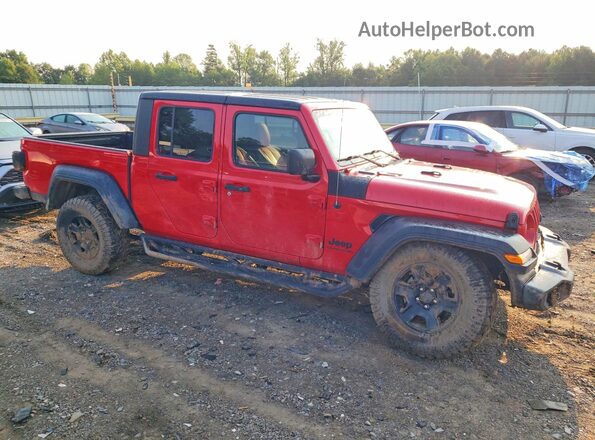 1C6JJTAG6LL125061 2020 JEEP GLADIATOR Red Delantero derecho