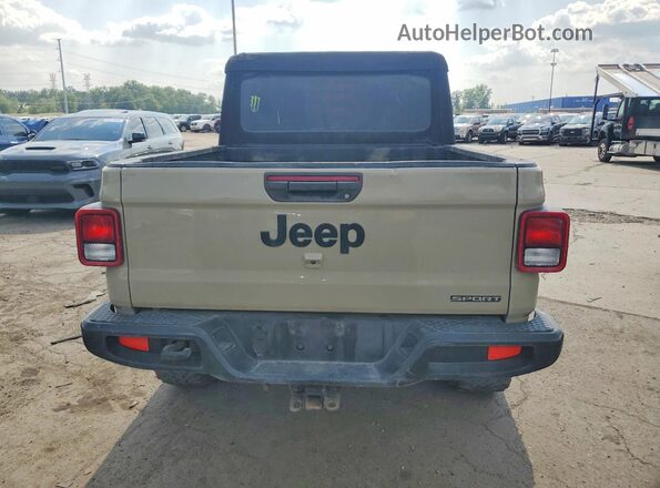1C6JJTAG6LL168749 2020 JEEP GLADIATOR Tan Widok z tyłu