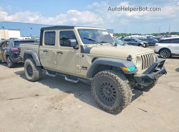 1C6JJTAG6LL168749 2020 JEEP GLADIATOR Tan Przód prawy