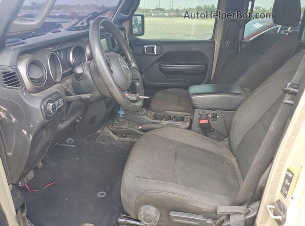 1C6JJTAG6LL168749 2020 JEEP GLADIATOR Tan Widok wnętrza z przodu