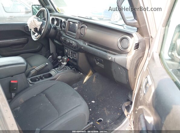 1C6JJTAG7LL128910 2020 JEEP GLADIATOR Gray Widok wnętrza z przodu