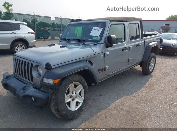 1C6JJTAG7LL128910 2020 JEEP GLADIATOR Gray Przód lewy
