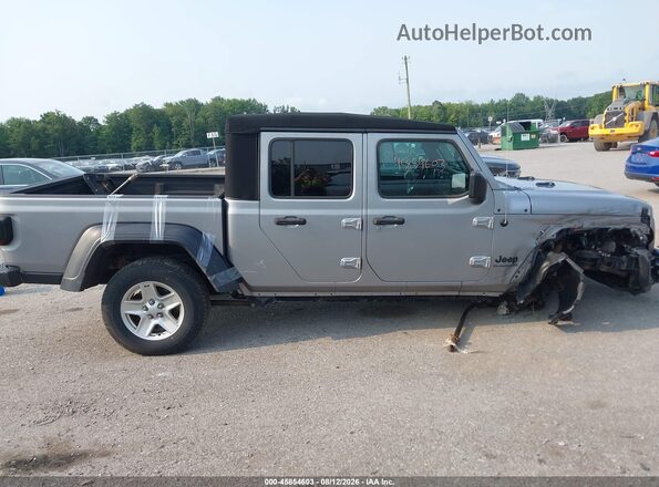 1C6JJTAG7LL128910 2020 JEEP GLADIATOR Gray Widok wnętrza z tyłu