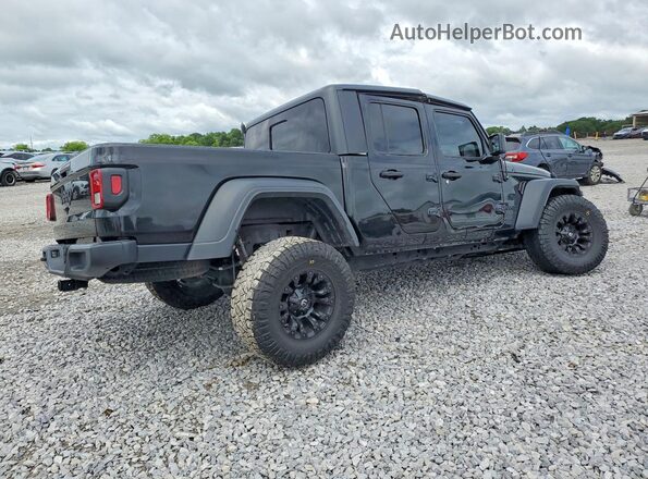 1C6JJTAG9LL195721 2020 JEEP GLADIATOR Black Tył prawy