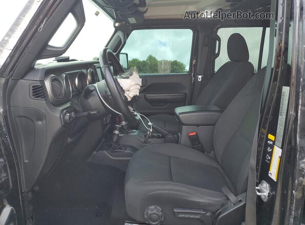 1C6JJTAG9LL195721 2020 JEEP GLADIATOR Black Widok wnętrza z przodu