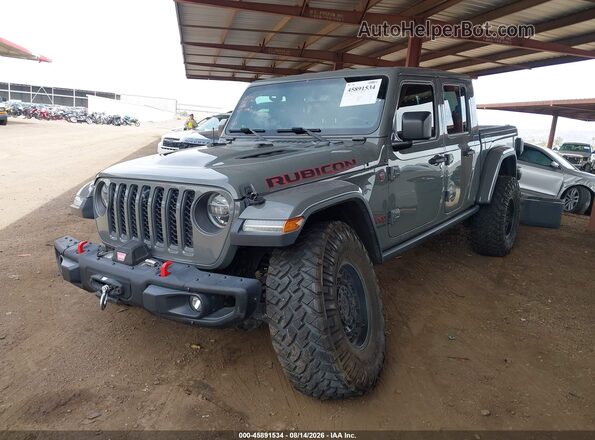 1C6JJTBG3LL208669 2020 JEEP GLADIATOR Gray Vista tres cuartos delantera izquierda