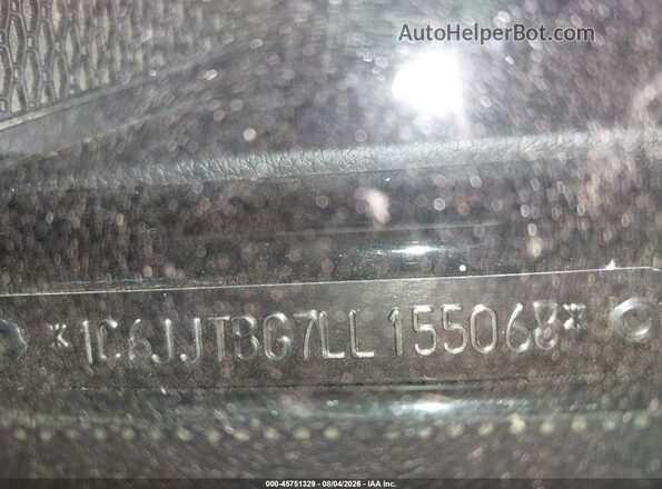 1C6JJTBG7LL155068 2020 JEEP GLADIATOR Черный Вид подкапотного пространства
