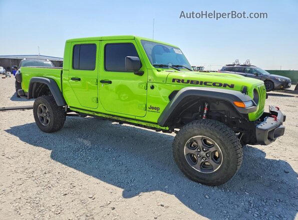 1C6JJTBM5ML622799 2021 JEEP GLADIATOR Green Передня права чверть