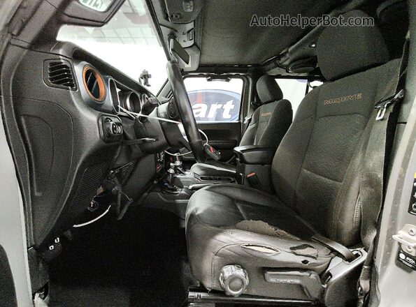 1C6JJTEG3ML559031 2021 JEEP GLADIATOR Gray წინა სალონის ხედი