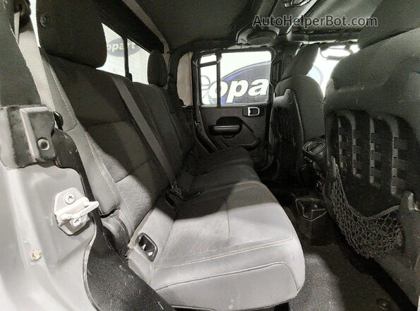 1C6JJTEG3ML559031 2021 JEEP GLADIATOR Gray უკანა სავარძლების ხედი