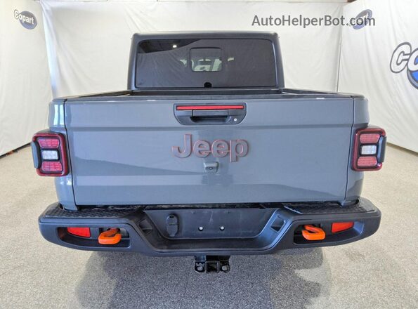 1C6JJTEG3ML559031 2021 JEEP GLADIATOR Gray უკანა ხედი