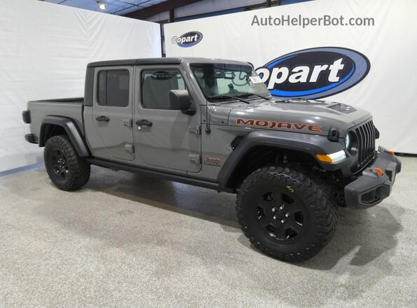 1C6JJTEG3ML559031 2021 JEEP GLADIATOR Gray წინა მარჯვენა