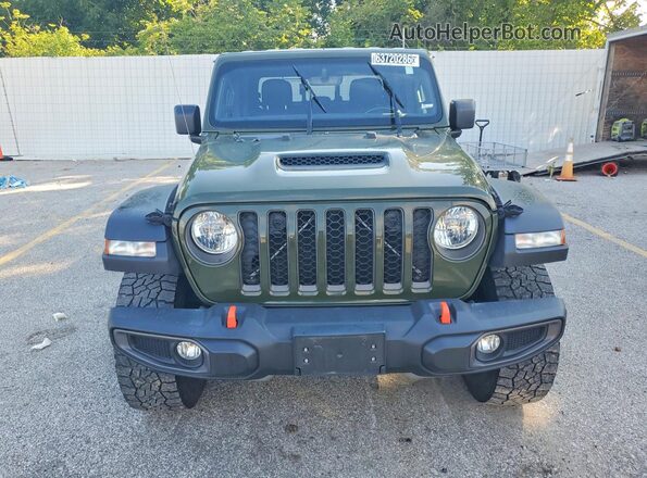 1C6JJTEG3ML584947 2021 JEEP GLADIATOR Green წინა ხედი
