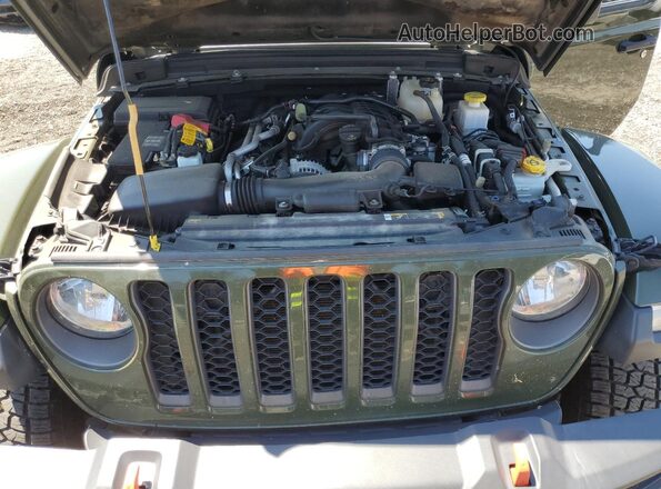 1C6JJTEG3NL115181 2022 JEEP GLADIATOR Green Вид задньої частини салону