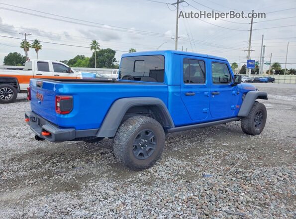 1C6JJTEG6ML554440 2021 JEEP GLADIATOR Blue Tył prawy