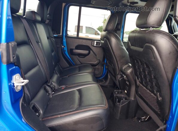 1C6JJTEG6ML554440 2021 JEEP GLADIATOR Blue Widok tylnych siedzeń