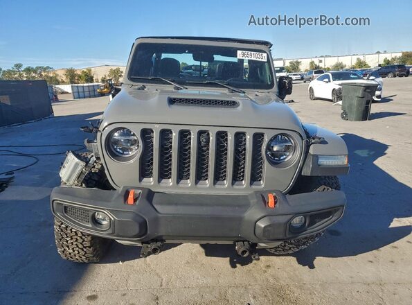 1C6JJTEG6NL111464 2022 JEEP GLADIATOR Gray Widok z przodu