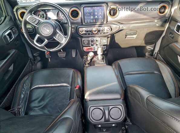 1C6JJTEG6NL111464 2022 JEEP GLADIATOR Gray Widok deski rozdzielczej