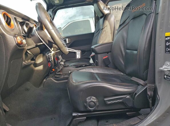 1C6JJTEG6NL111464 2022 JEEP GLADIATOR Gray Widok wnętrza z przodu