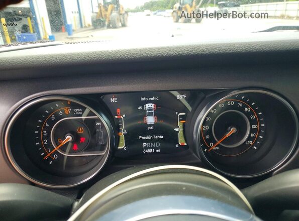 1C6JJTEG7PL502531 2023 JEEP GLADIATOR White Widok zestawu wskaźników