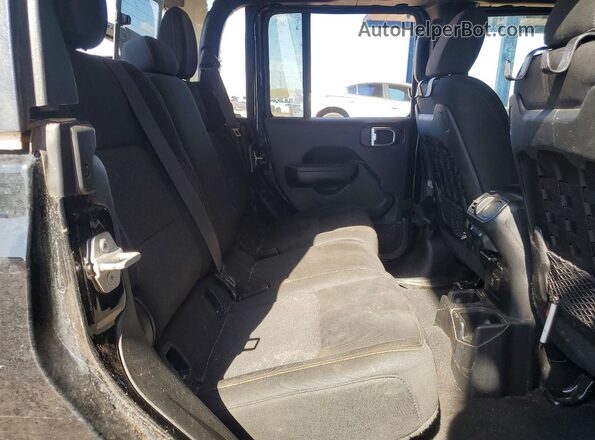 1C6JJTEGXML567529 2021 JEEP GLADIATOR Black Vista de los asientos traseros
