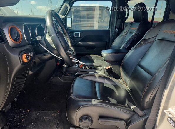 1C6JJTEGXML590776 2021 JEEP GLADIATOR Gray Vista interior delantera