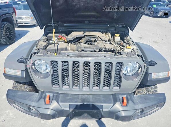 1C6JJTEGXML590776 2021 JEEP GLADIATOR Gray Vista interior trasera
