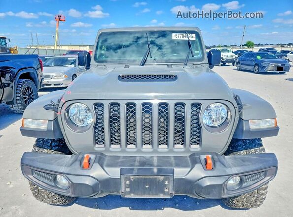 1C6JJTEGXML590776 2021 JEEP GLADIATOR Gray Vista frontal