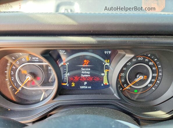 1C6PJTAG0SL509782 2025 JEEP GLADIATOR Черный Вид щитка приборов