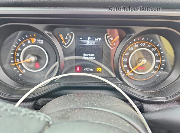 1C6PJTAG1SL542726 2025 JEEP GLADIATOR Black ხელსაწყოთა პანელის ხედი